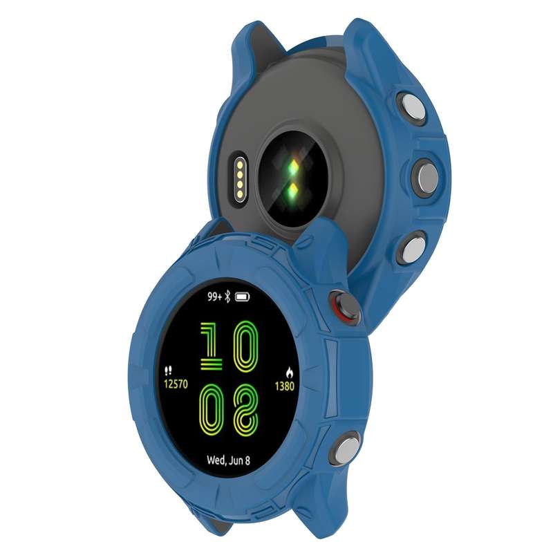 For Garmin Forerunner 955 Shockproof TPU Protective Watch Case(Black)