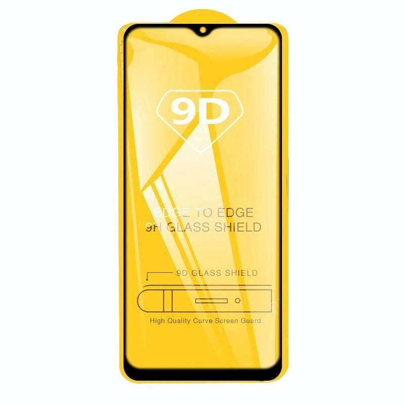 For vivo Y12s 9D Full Glue Full Screen Tempered Glass Film