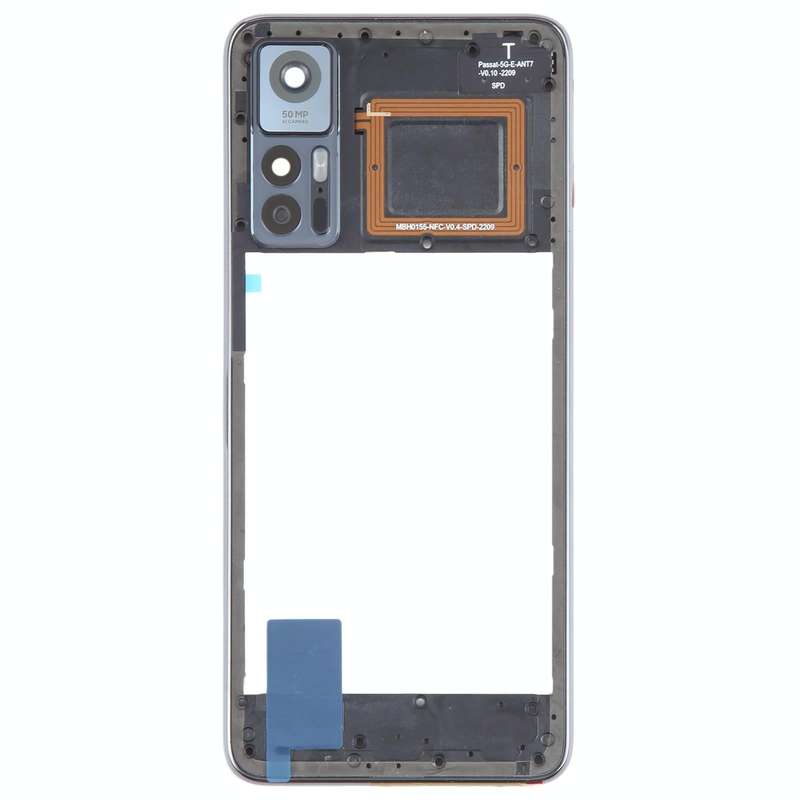 For TCL 30+ Original Middle Frame Bezel Plate (Black)