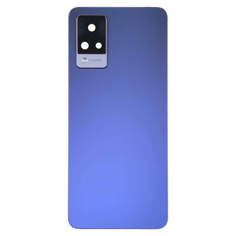 For vivo V21 Original Battery Back Cover with Camera Lens Cover(Blue)
