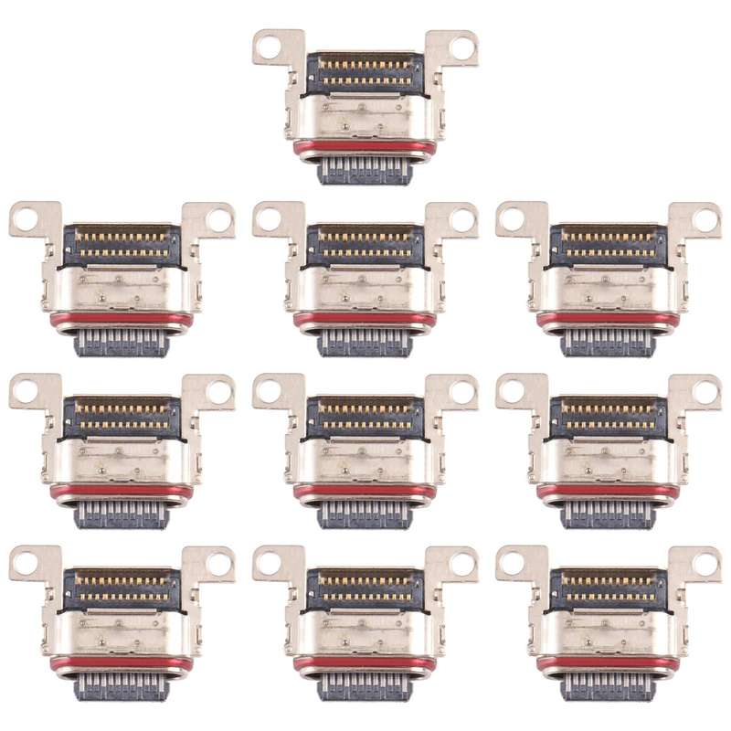 For Samsung Galaxy S22+ 5G SM-S906B 10 PCS Charging Port Connector