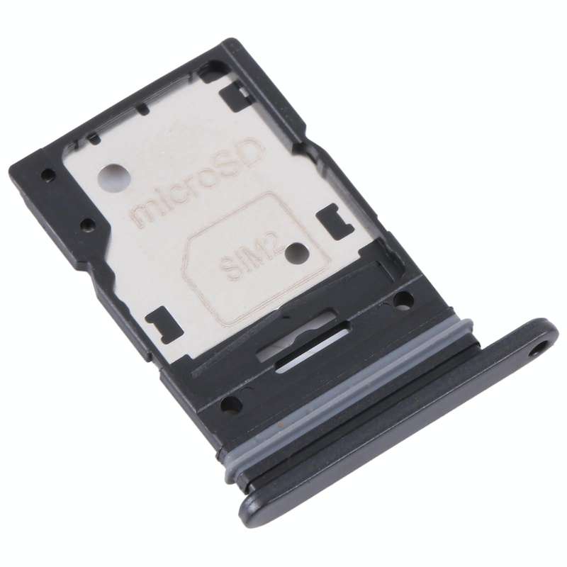 For Samsung Galaxy A54 SM-A546 Original SIM Card Tray + Micro SD Card Tray (Black)