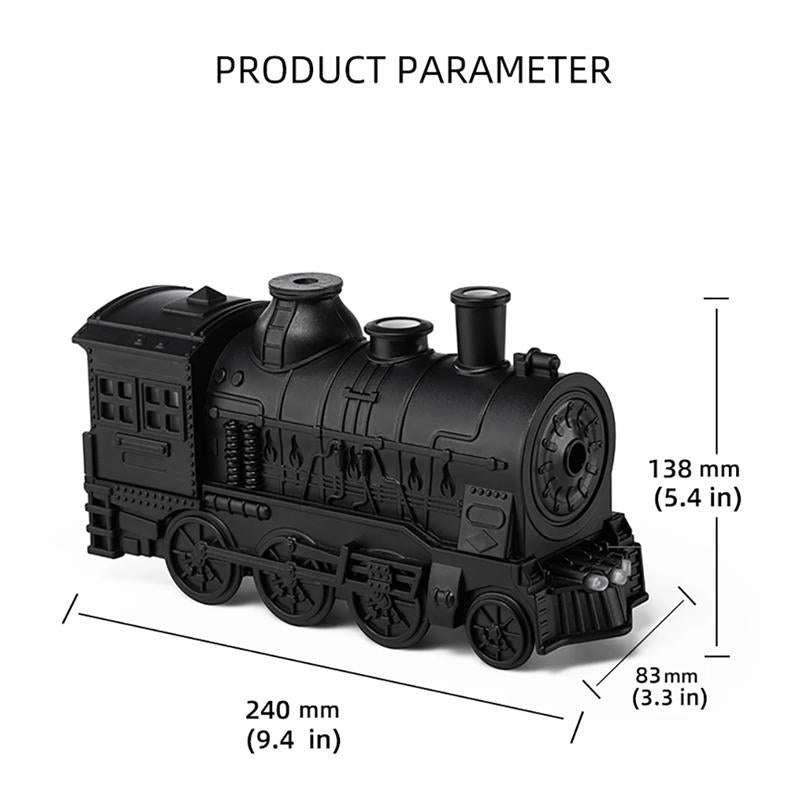 300ml Small Train Essential Oil Diffuser Humidifier With Remote Control EU Plug