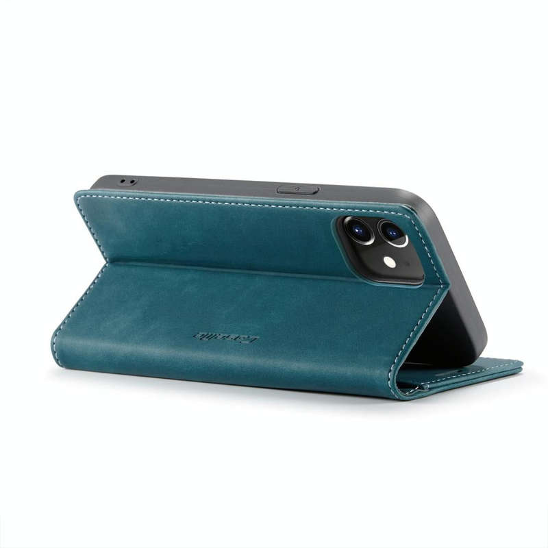 For iPhone 12 / 12 Pro CaseMe-013 Multifunctional Retro Frosted Horizontal Flip Leather Case with...