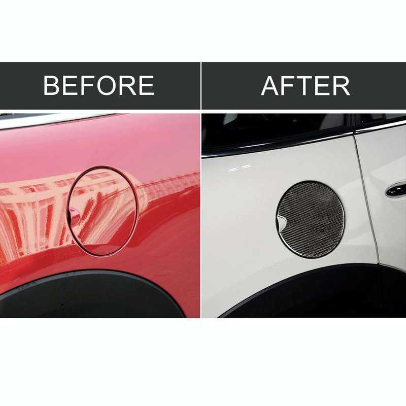Car Fuel Tank Cover Carbon Fiber Decorative Sticker for BMW Mini Cooper R50 / R52 / R55 / R56 / R...
