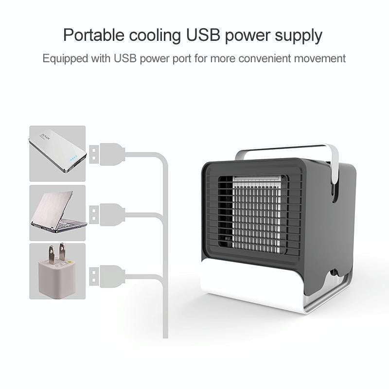 Spades A New Negative ion Air Conditioning Fan Household Humidification Air Cooler(Black)