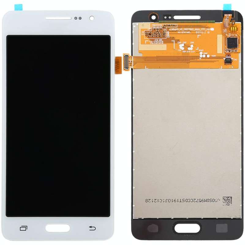 OEM LCD Screen for Galaxy Grand Prime SM-G530F SM-G531F with Digitizer Full Assembly (White)