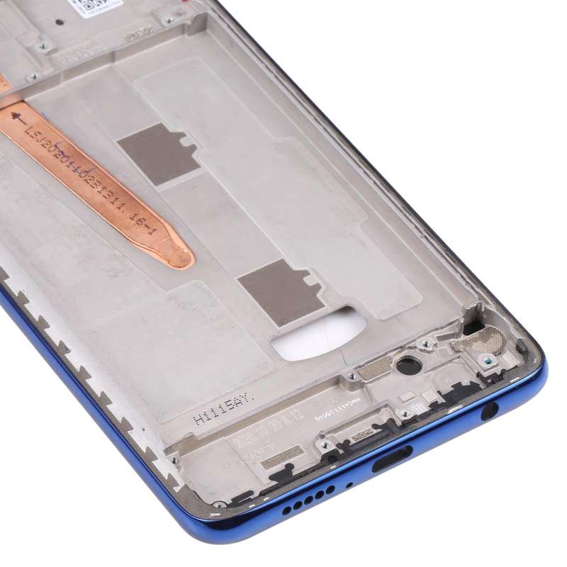 Original Middle Frame Bezel Plate for Xiaomi Poco X3 (Blue)