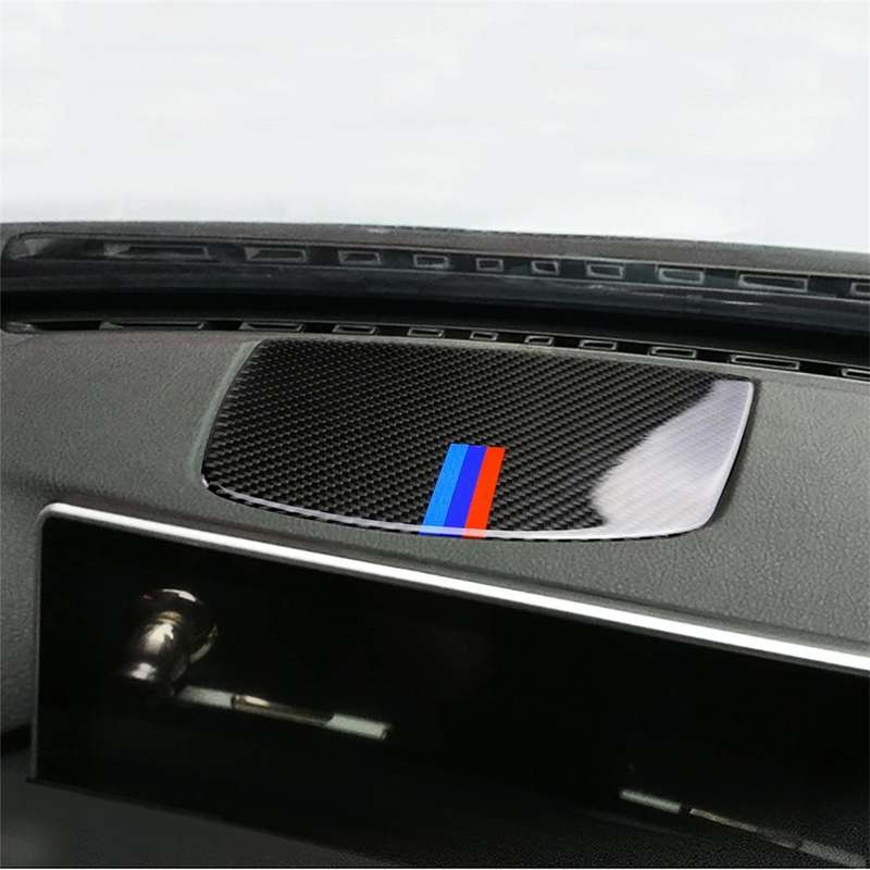 Three Color Carbon Fiber Car Instrument Speaker Panel Decorative Sticker for BMW F30 2013-2018 / ...