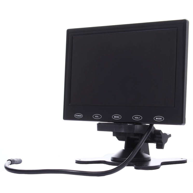 7.0 inch 800*480 Car Surveillance Cameras Monitor with Adjustable Angle Holder & Remote Control, ...