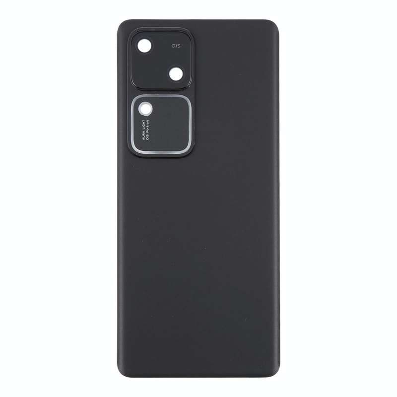 For vivo V30 Battery Back Cover with Camera Lens Cover(Black)