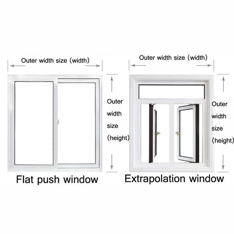 Window Windproof Warm Film Indoor Air Leakage Soundproof Double-Layer Insulation, Specification: ...