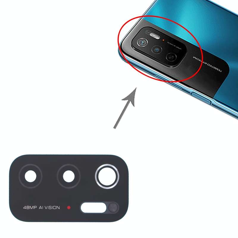 For Xiaomi Redmi Note 11SE 10 PCS Back Camera Lens