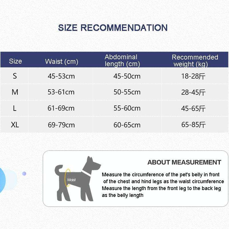 Injured Dog Auxiliary Leash Front and Rear Leg Double Slings For Large and Medium-sized Dogs, Siz...