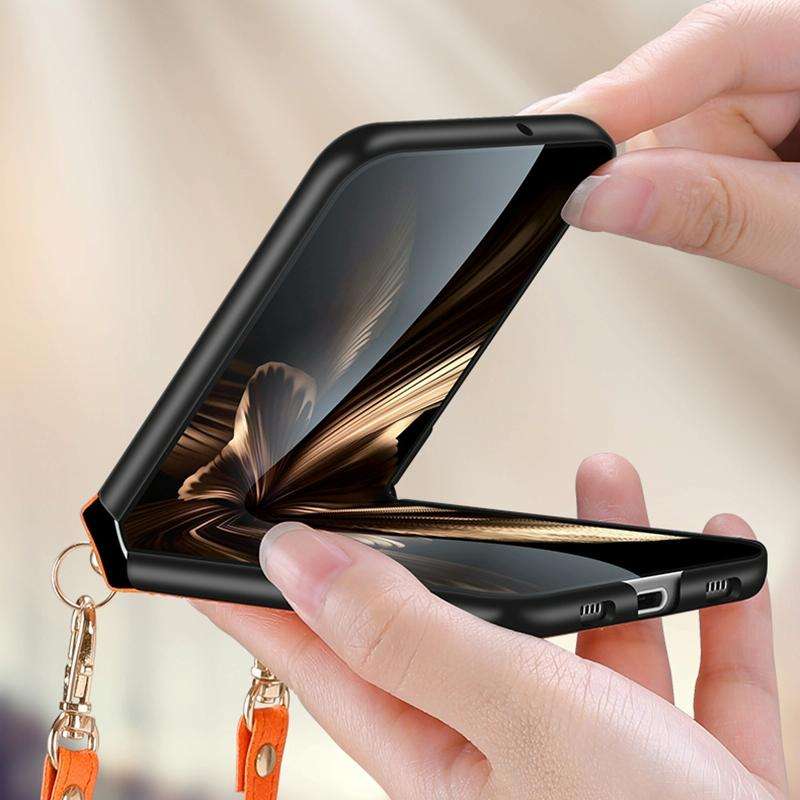 For Huawei P50 Pocket SULADA Litchi Texture Leather + TPU Phone Case with Strap(Green)