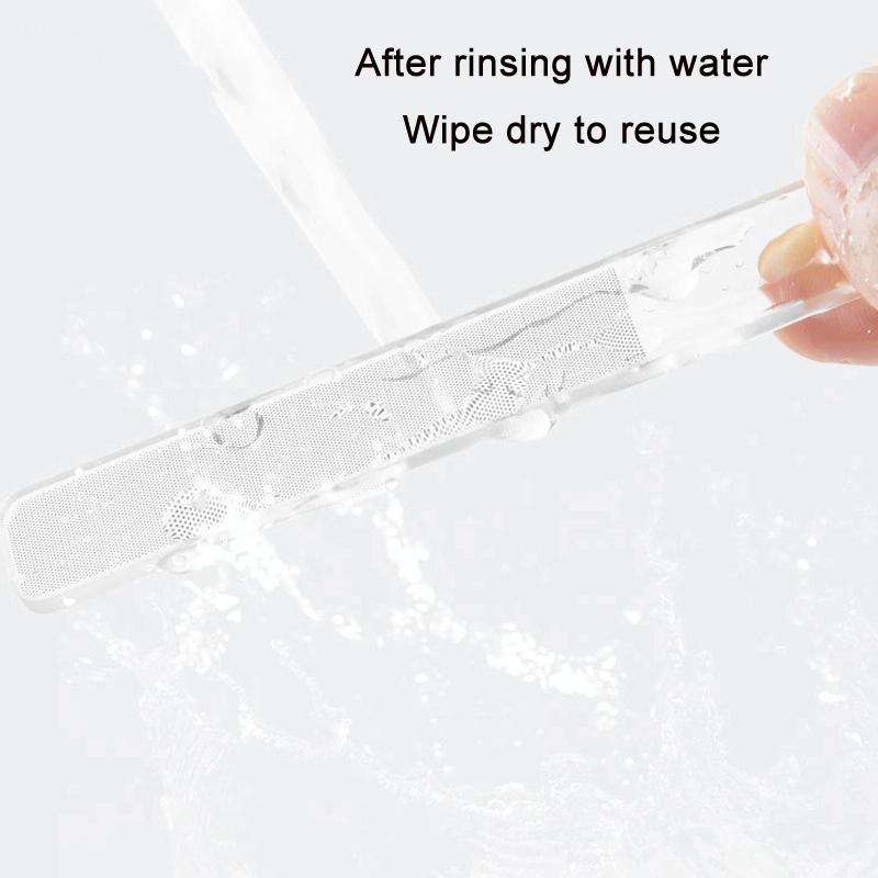 6 PCS Transparent Nano Glass Polished Nail File, Specification: Glass File Bulk