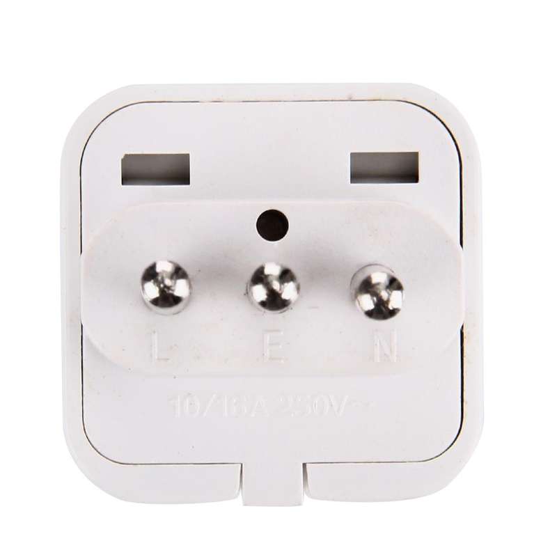 Plug Adapter, Travel Power Adaptor with Italian Plug(White)