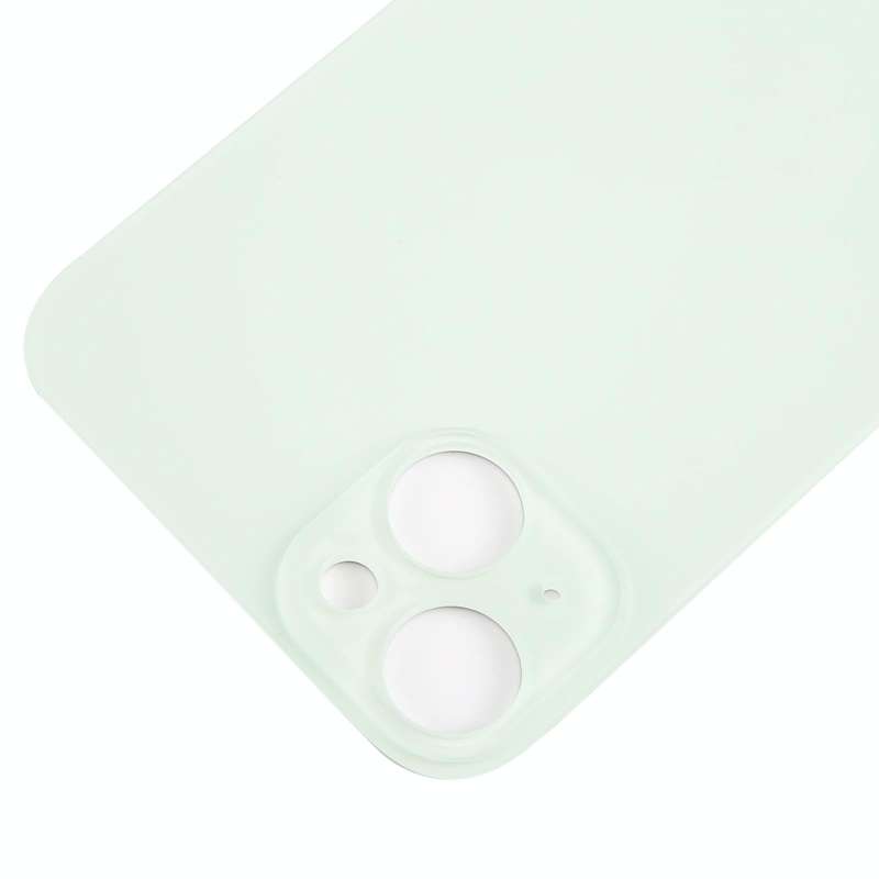 For iPhone 15 Plus Glass Battery Back Cover(Green)