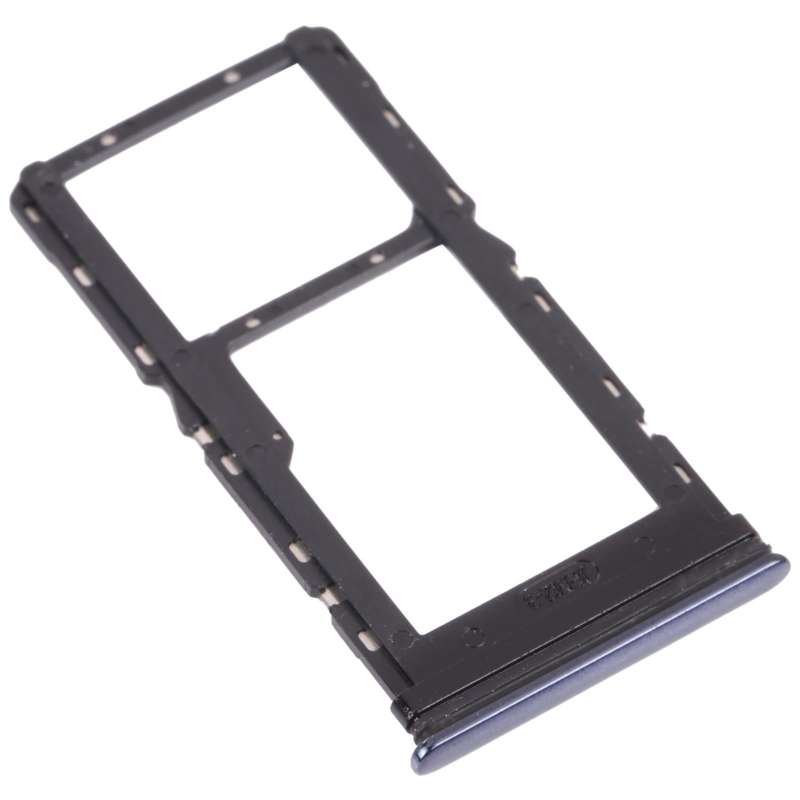SIM Card Tray + Micro SD Card Tray for Xiaomi Poco X3 Pro M2102J20SG M2102J20SI (Black)