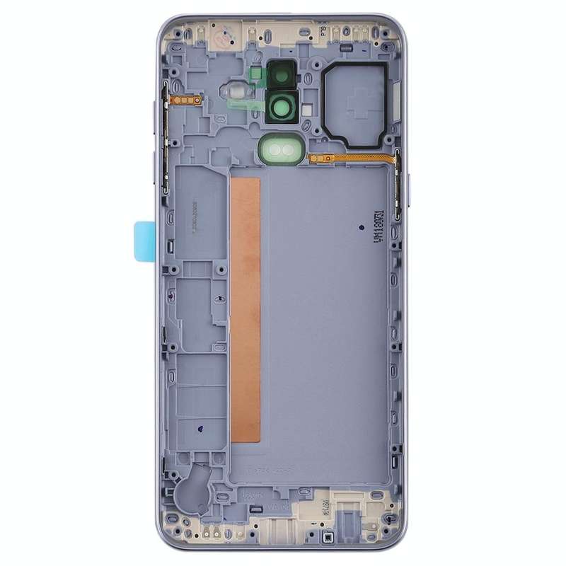 For Galaxy J8 (2018), J810F/DS, J810Y/DS, J810G/DS Back Cover with Side Keys & Camera Lens (Grey)