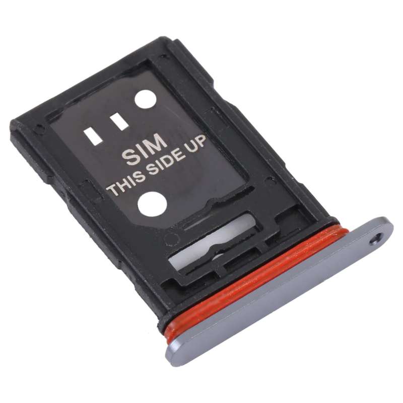 For TCL 20 Pro 5G Original SIM Card Tray + Micro SD Card Tray(Grey)