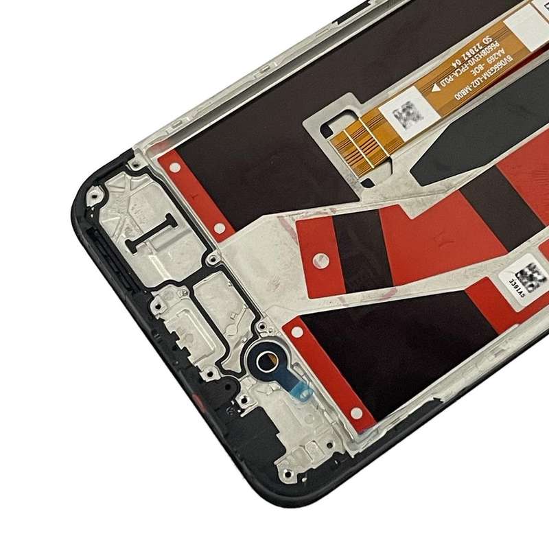 IPS LCD Screen for OnePlus Nord N300 Digitizer Full Assembly with Frame (Black)