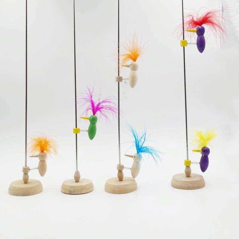 10 PCS Nodding Woodpecker Decompression Vent Children Educational Toys, Colour: Primary Color Dou...