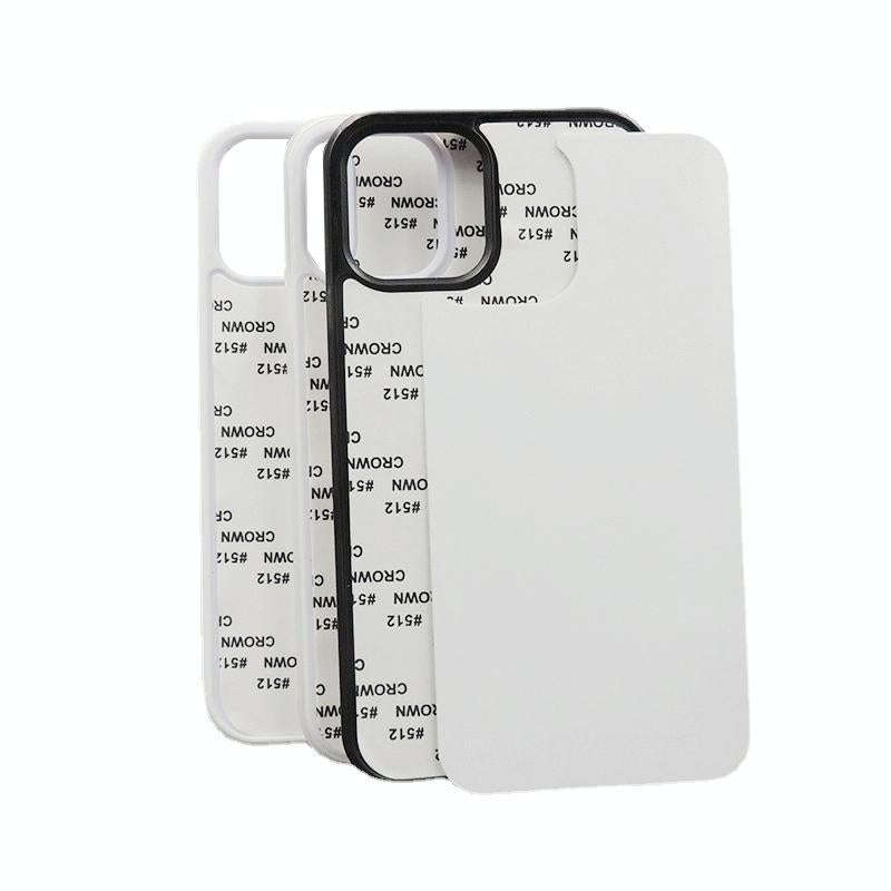 For iPhone 15 10PCS 2D Blank Sublimation Phone Case(Black)
