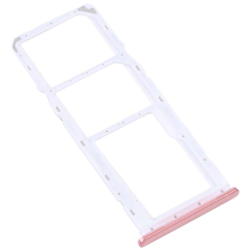 For Samsung Galaxy A04 SM-A045F Original SIM Card Tray + SIM Card Tray + Micro SD Card Tray (Pink)