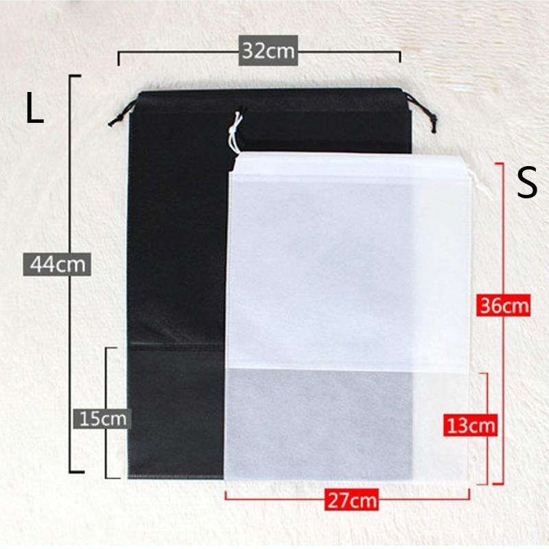 10 PCS Waterproof Shoes Storage Bag Pouch Portable Travel Organizer Drawstring Bag Cover Non-Wove...