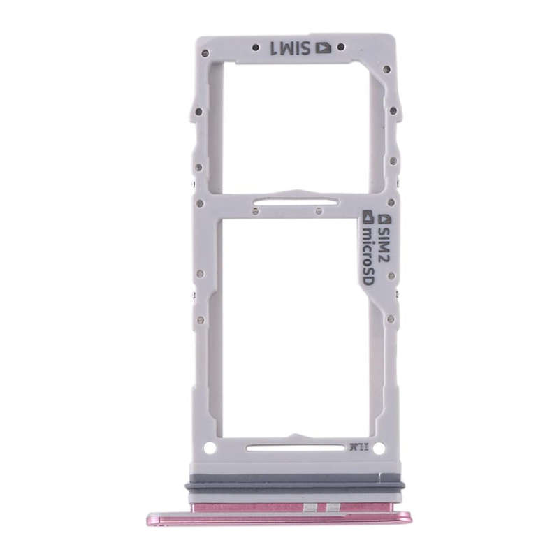 For Samsung Galaxy S20+ / Galaxy S20 Ultra SIM Card Tray + SIM Card Tray / Micro SD Card Tray (Pink)