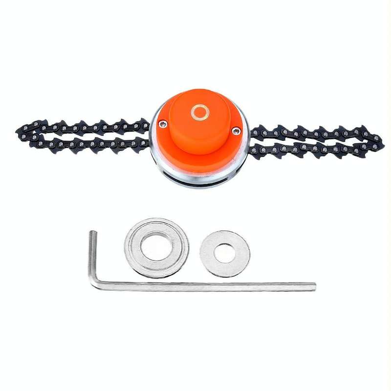 65Mn Electric Gasoline Lawn Mower Trimmer Head Coil Chain,Gasket Chain Version