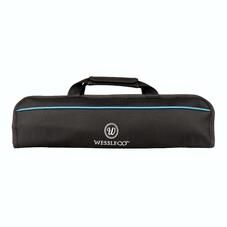 WESSLECO Kitchen Cutter Storage Bag Portable Knife Tool Bag(Blue)