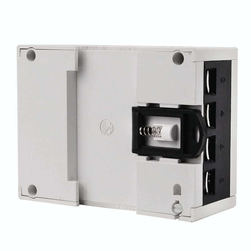 SINOTIMER Three-Phase Backlight Display Rail Type Electricity Meter 5-100A 400V(DDS024 White Shell)