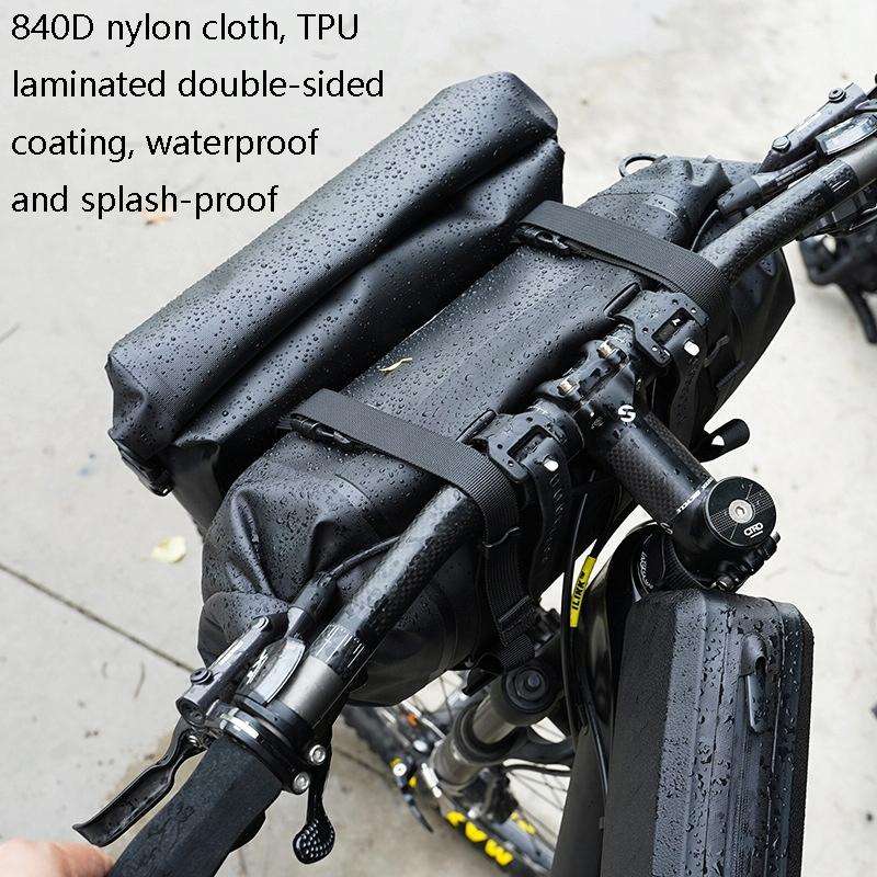 Rhinowalk X21998 Full 12L Waterproof Large Capacity Front Hanging Bag Off-Road Long-Distance Cycl...