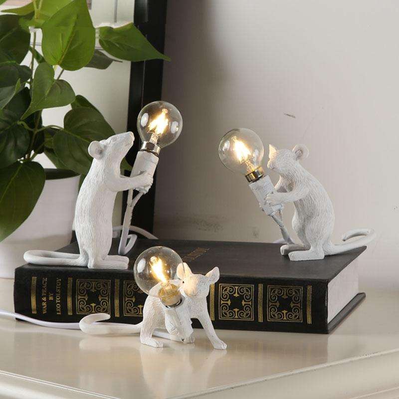 Mini Mouse Living Room Dining Room Bedroom Bedside Table Floor Lamp(Sitting Style)