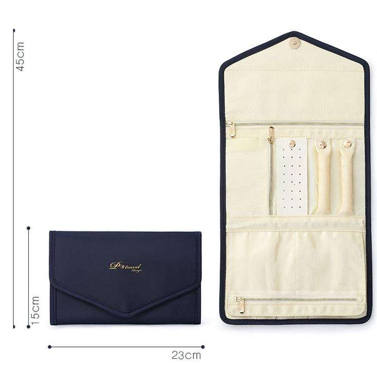 P.travel Multifunctional Portable Earrings Ring Jewelry Storage Bag