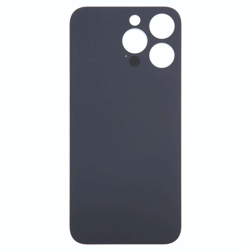 For iPhone 15 Pro Max Easy Replacement Big Camera Hole Glass Back Battery Cover(White)