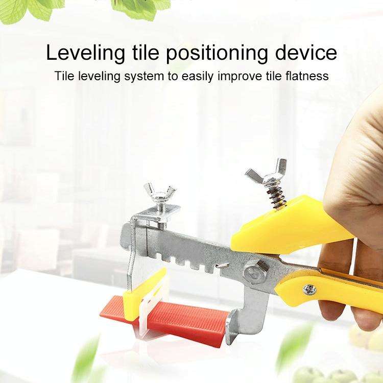 100 PCS 2.5mm Tile Leveling System Clips Kit Wall Floor Tile Spacer Tiling Tool for Paving Locato...