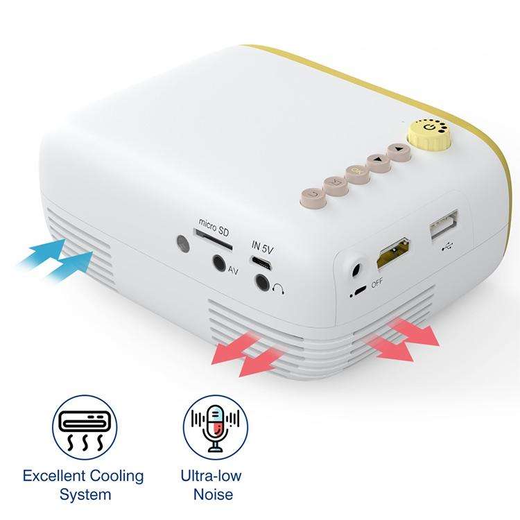 YG200 Portable LED Pocket Mini Projector AV SD HDMI Video Movie Game Home Theater Video Projector...