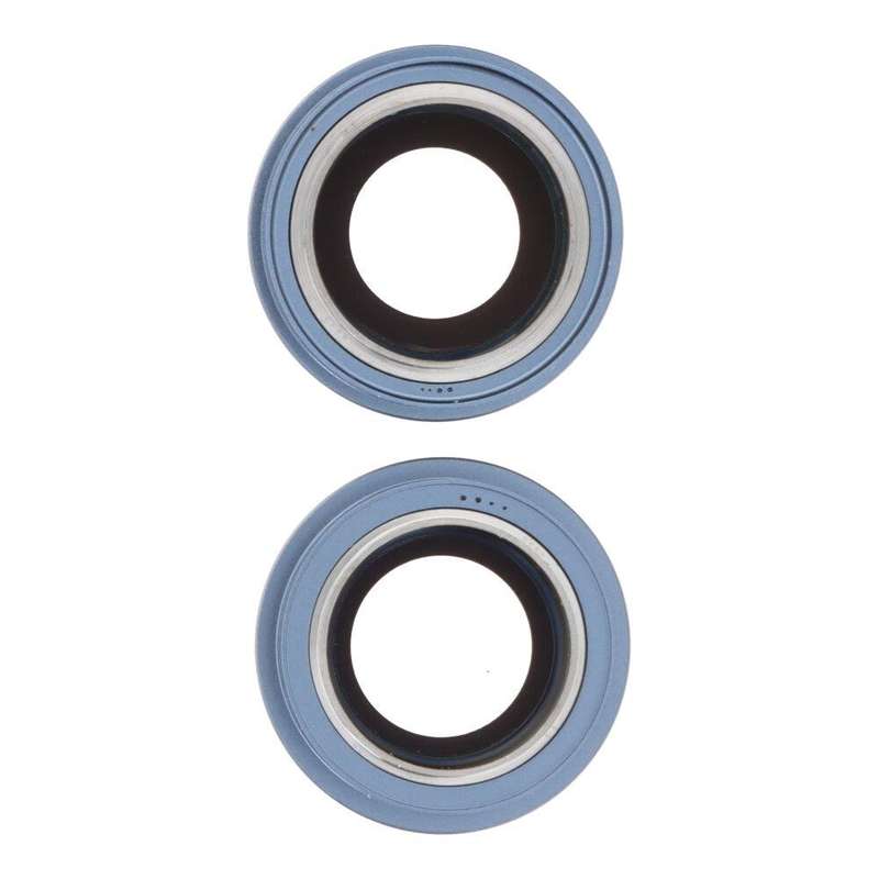 For iPhone 15 / 15 Plus 1set Camera Lens Cover (Blue)