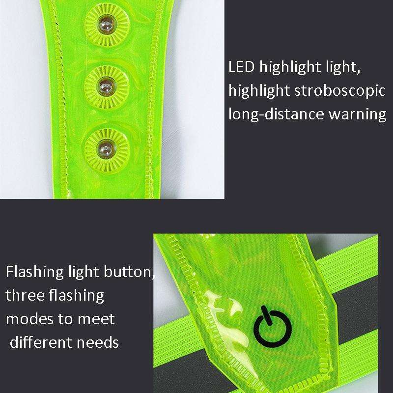 LED Reflective Vest High Stretch Outdoor Reflective Vest Traffic Safety Reflective Clothing(Pink)