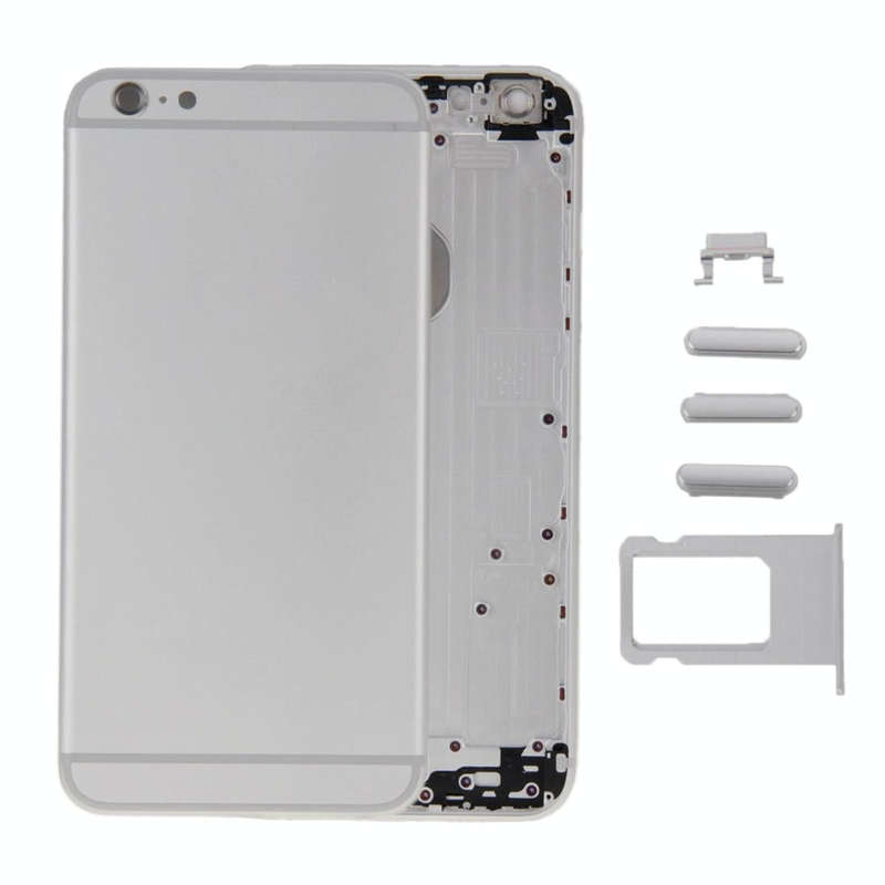 6 in 1 for iPhone 6 (Back Cover + Card Tray + Volume Control Key + Power Button + Mute Switch Vib...