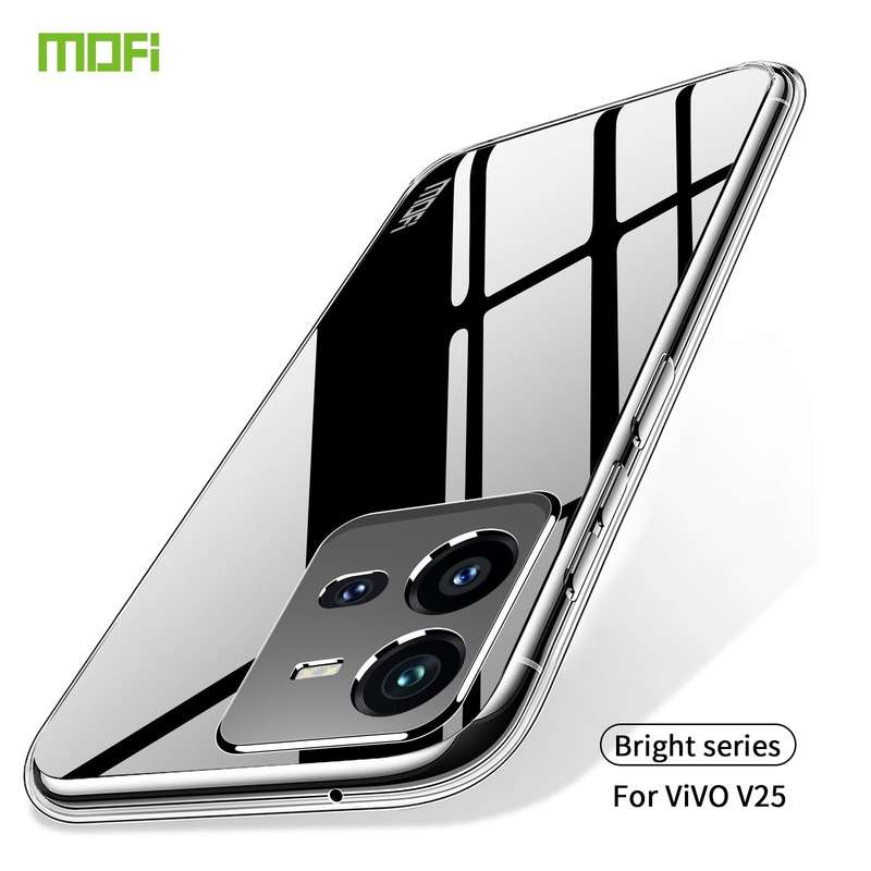 For vivo V25 MOFI Ming Series Ultra-thin TPU Phone Case(Transparent)