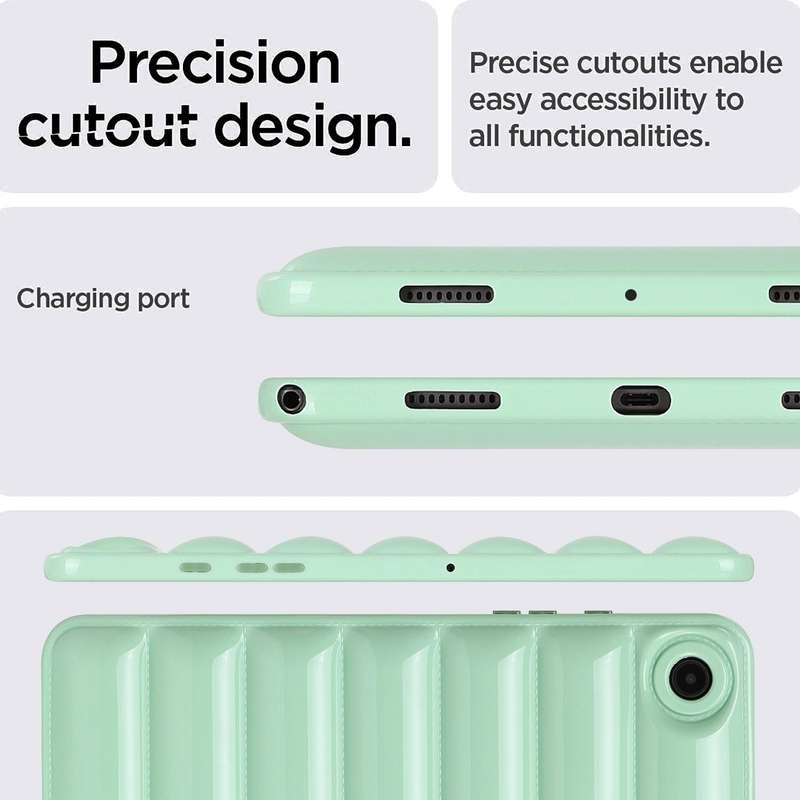 For Samsung Galaxy Tab S6 Lite P610 / P615 Eiderdown Cushion Shockproof Tablet Case(Green)