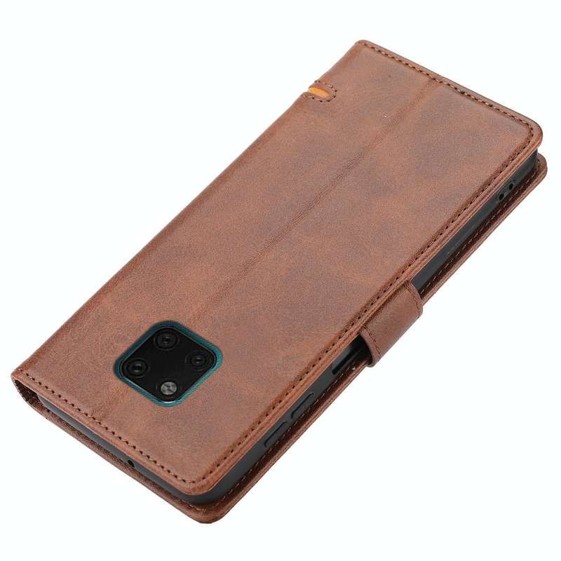 For Huawei Mate 20 Pro Classic Wallet Flip Leather Phone Case(Brown)
