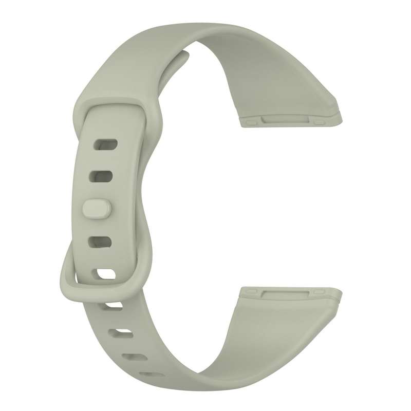 For Fitbit Versa 4 / Versa 3 / Sense Universal TPU Watch Band, Size:L(Rock Grey)