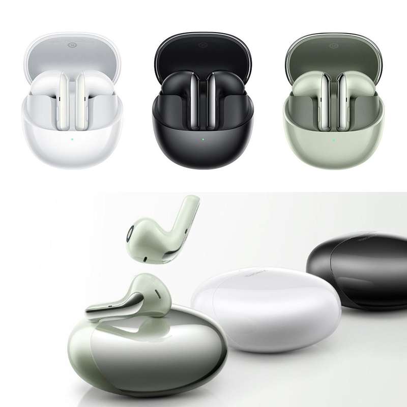 Original Xiaomi Buds 4 Wireless Bluetooth 5.3 3 Mic Active Noise Reduction Earphone(Green)