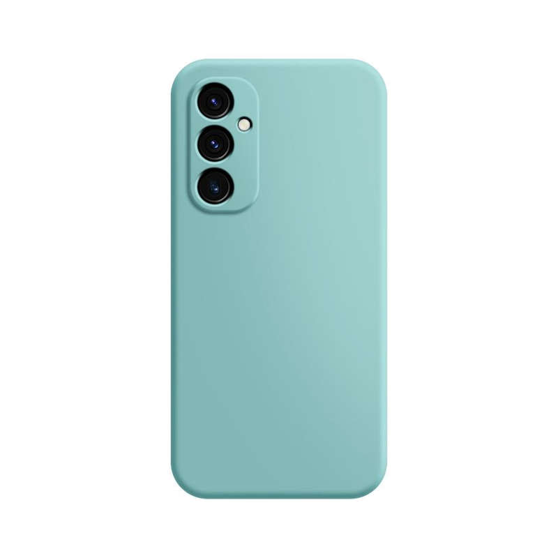 For Samsung Galaxy A34 5G Imitation Liquid Silicone Phone Case(Sky Blue)