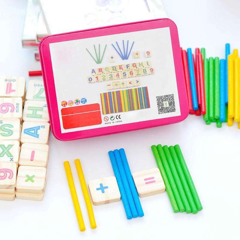 Montessori Early Learning Math Tools Digital Stick Children Kindergarten Teaching Aids(Upgrade)